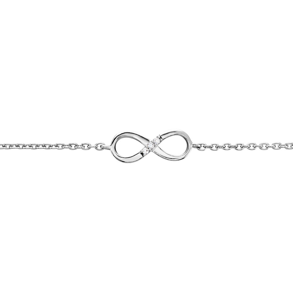 Bracelet Nohemi Argent Blanc Oxyde De Zirconium - Bracelets Femme | Histoire d’Or