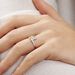 Bague Trilogie Or Blanc Diamant - Bagues avec pierre Femme | Histoire d’Or