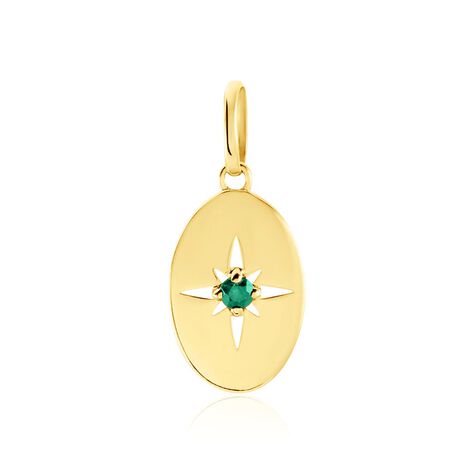 Pendentif Melchior Or Jaune Emeraude - Pendentifs Femme | Histoire d’Or