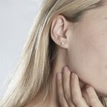 Boucles D'oreilles Puces Artemis Or Jaune Diamants - Clous d'oreilles Femme | Histoire d&rsquo;Or