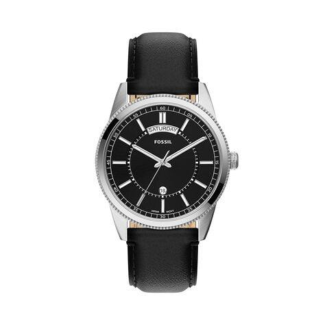 Montre Fossil Pearson Noir - F&ecirc;te des p&egrave;res Homme | Histoire d&rsquo;Or