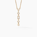 Collier Gold Chandelier Plaqu&eacute; Or Dor&eacute; Oxyde De Zirconium - Colliers Femme | Histoire d&rsquo;Or