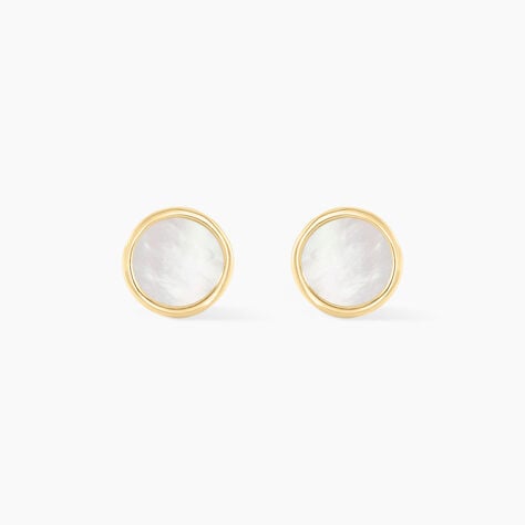 Boucles D'oreilles Lucky Gems Or Jaune - Clous d'oreilles Femme | Histoire d&rsquo;Or