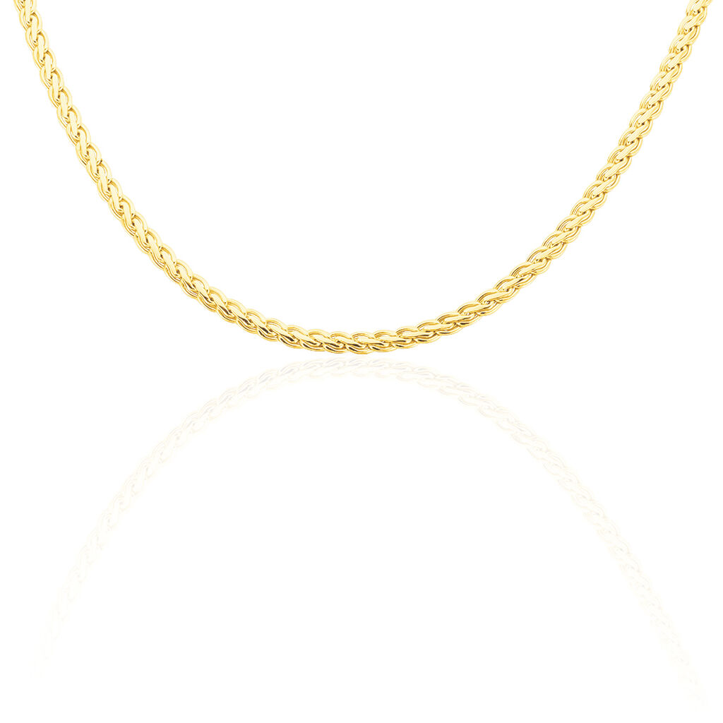 Collier Jayna Maille Palmier Or Jaune - Chaines Femme | Histoire d’Or