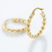Créoles Plaqué Or Jaune Isaiah - Boucles d'oreilles créoles Femme | Histoire d’Or