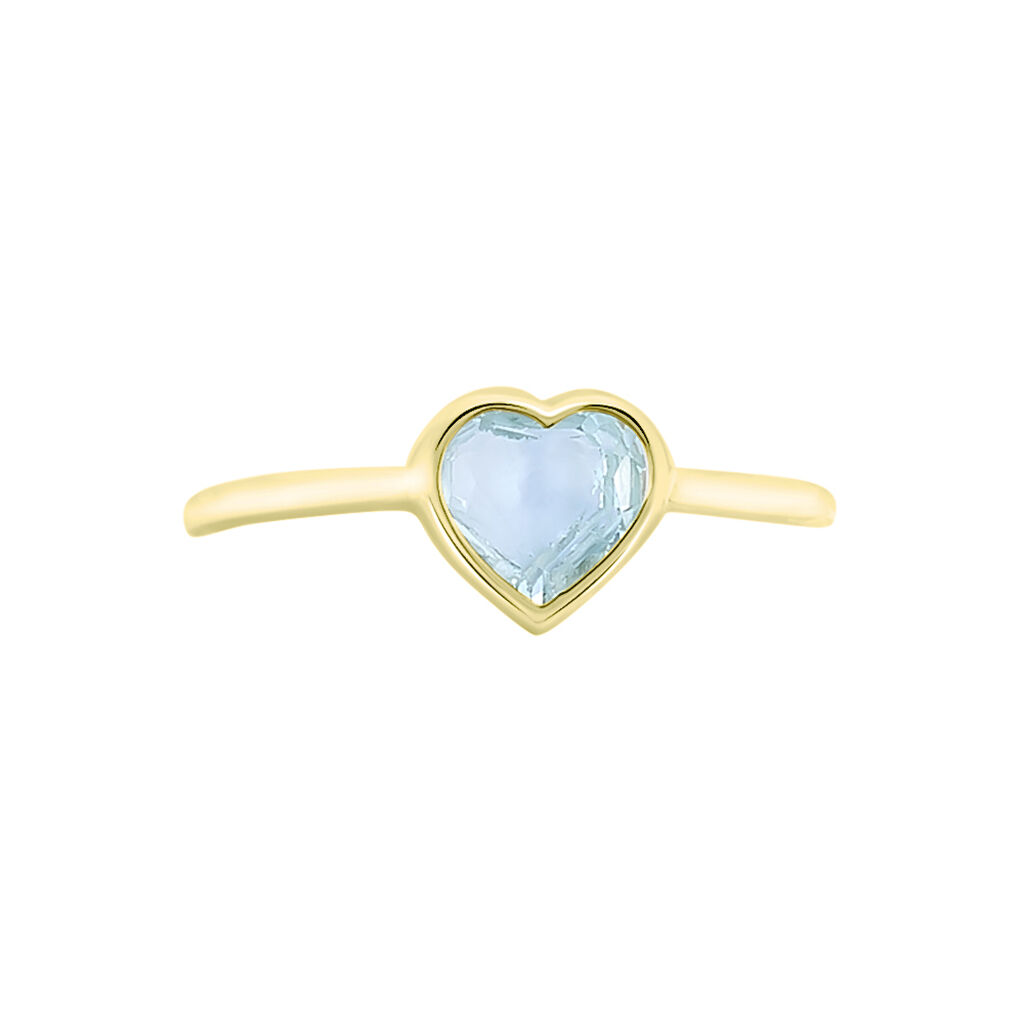Bague Marsie Or Jaune Topaze - Bagues solitaires Femme | Histoire d’Or