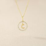 Pendentif Gabe Or Jaune Oxyde De Zirconium - Pendentifs Femme | Histoire d&rsquo;Or