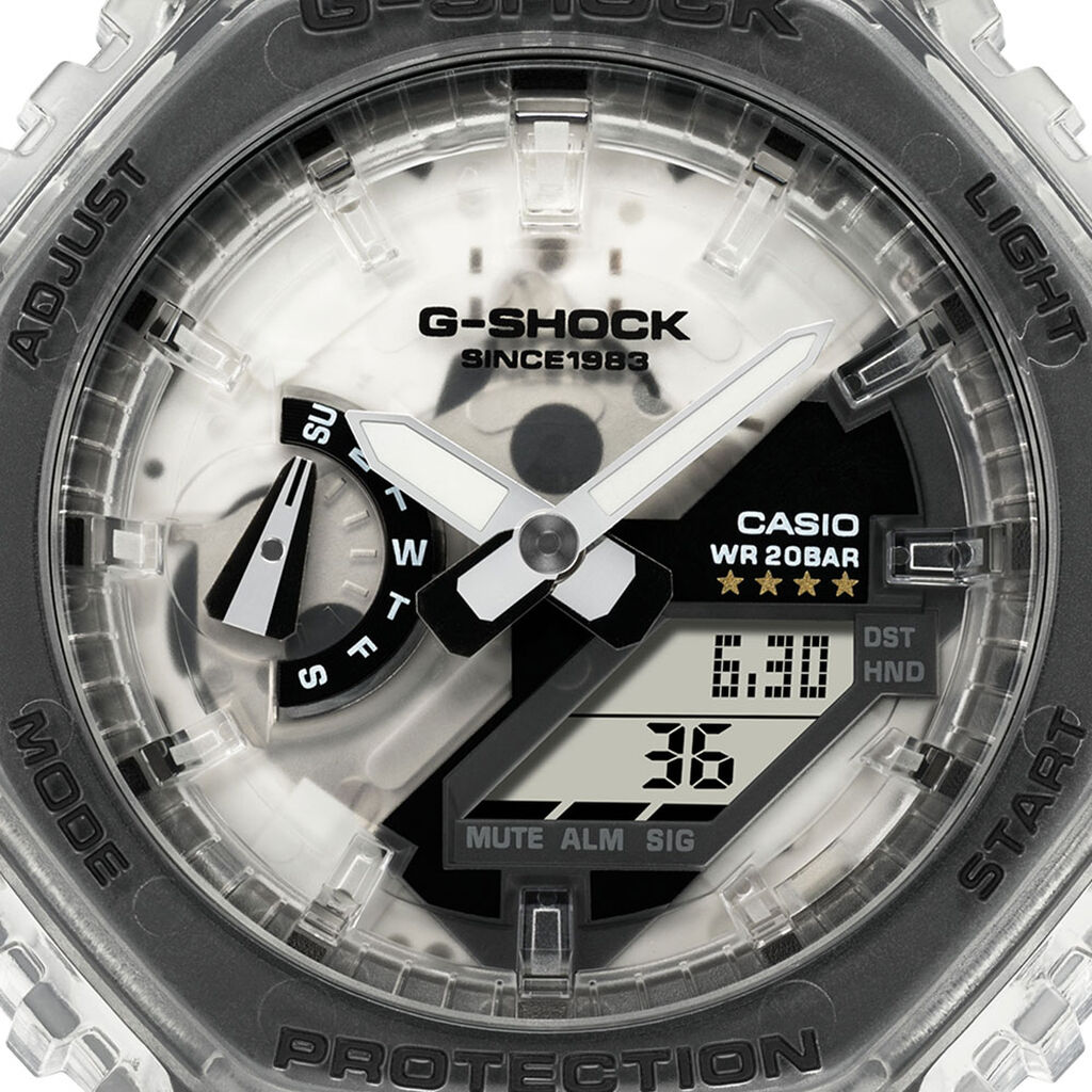 Montre Casio G-shock Bicolore Blanc / Noir - Montres Homme | Histoire d’Or