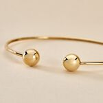 Bracelet Jonc Davina Boules Or Jaune - Bracelets joncs Femme | Histoire d&rsquo;Or