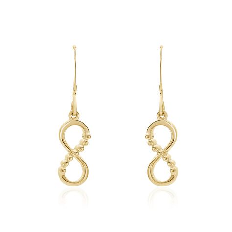 Boucles D'oreilles Pendantes Honoria Plaqué Or Jaune - Boucles d'oreilles fantaisie Femme | Histoire d’Or