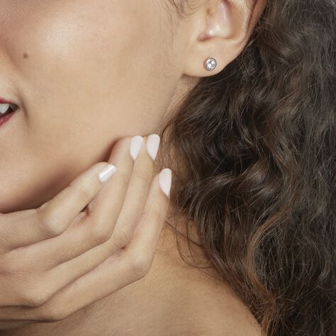 Boucles D'oreilles Pendantes Abha Argent Blanc Oxyde De Zirconium - Boucles d'oreilles fantaisie Femme | Histoire d’Or