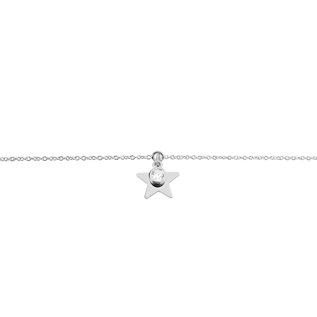 Bracelet Astre Argent Blanc Oxyde De Zirconium - Bracelets Femme | Histoire d’Or