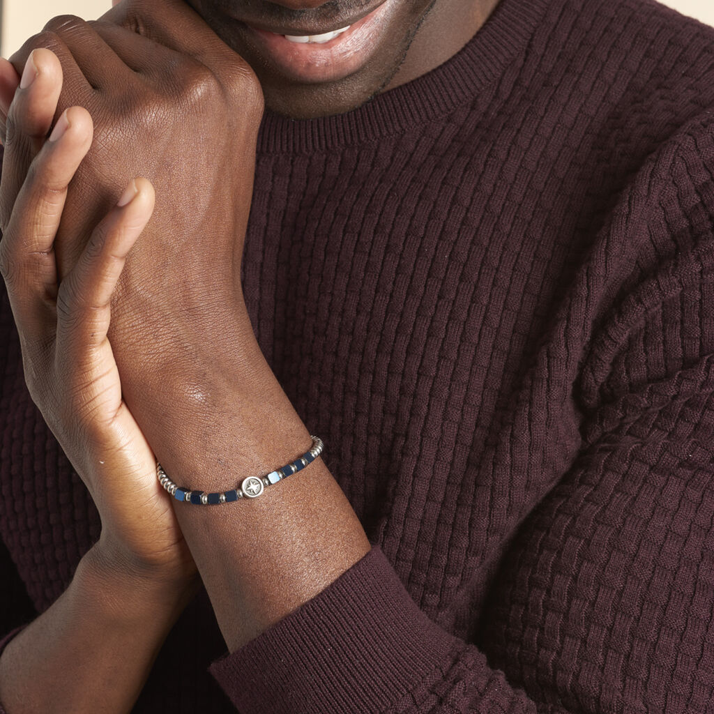 Bracelet Dominic Acier Bicolore - Bracelets Homme | Histoire d’Or