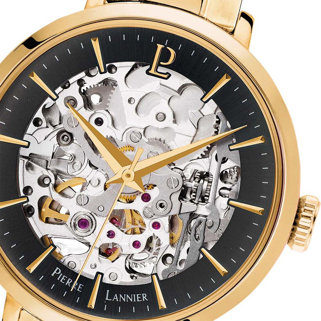 Montre Pierre Lannier Automatique 35 Noir - Montres Femme | Histoire d’Or