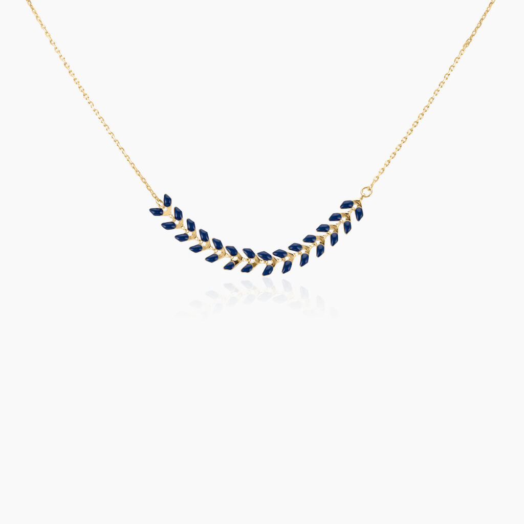 Collier Mateja Plaque Or Jaune