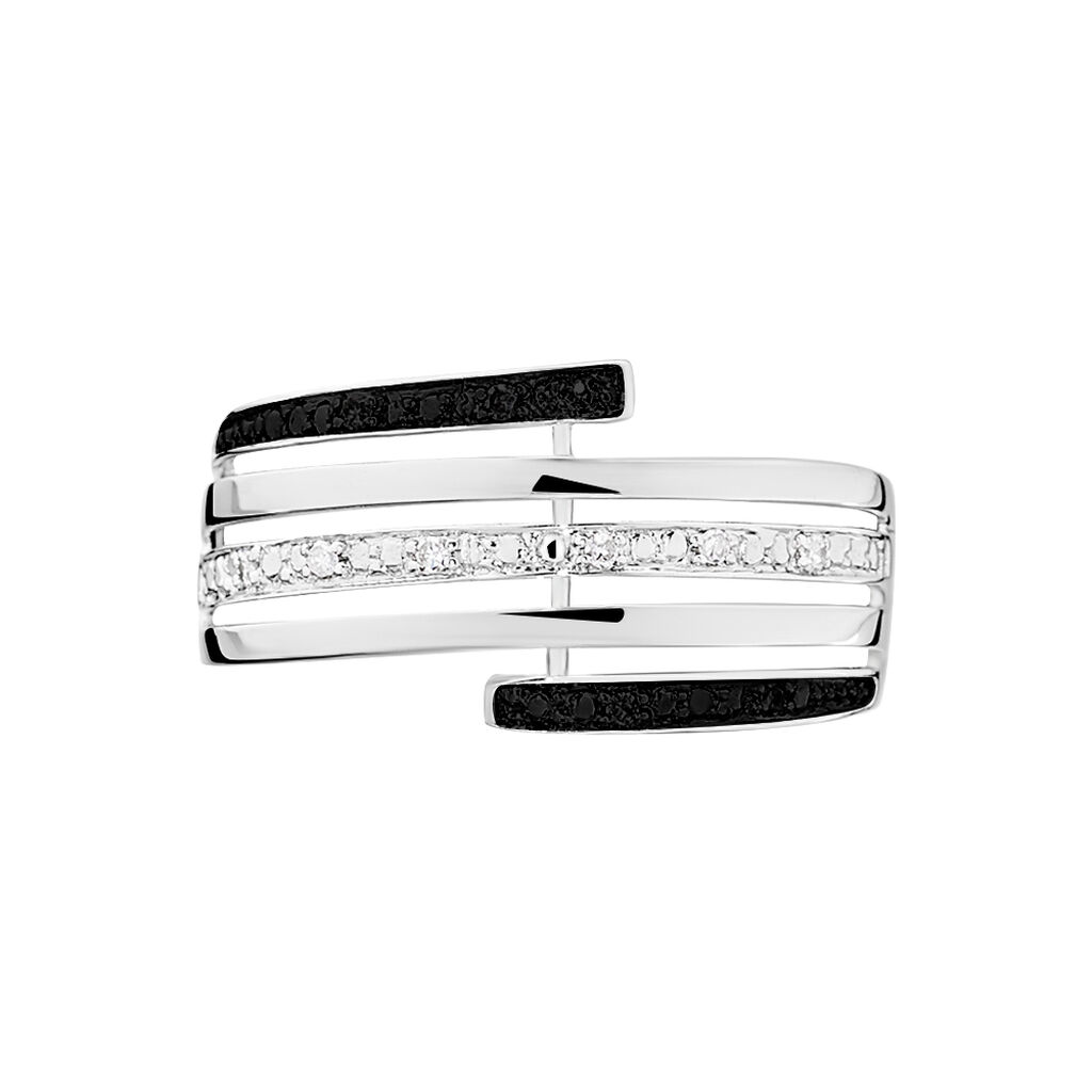 Bague Eleonore Or Blanc Diamant - Bagues avec pierre Femme | Histoire d’Or