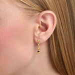 Boucles D'Oreilles Pendantes Fedelina Argent Dor&eacute; A L'Or 750/1000 - Boucles d'oreilles fantaisie Femme | Histoire d&rsquo;Or