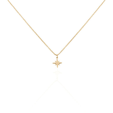 Collier Alisee Plaqué Or Jaune - Colliers Etoile Femme | Histoire d’Or