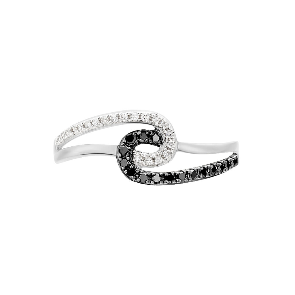 Bague Loriana Or Blanc Diamant - Bagues avec pierre Femme | Histoire d’Or