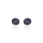 Boucles D'oreilles Puces Micaelle Teintees Or Jaune Perle De Culture - Clous d'oreilles Femme | Histoire d&rsquo;Or