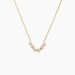 Collier Bedros Argent Dor&eacute; A L'Or 750/1000 Oxyde De Zirconium - Colliers Femme | Histoire d&rsquo;Or