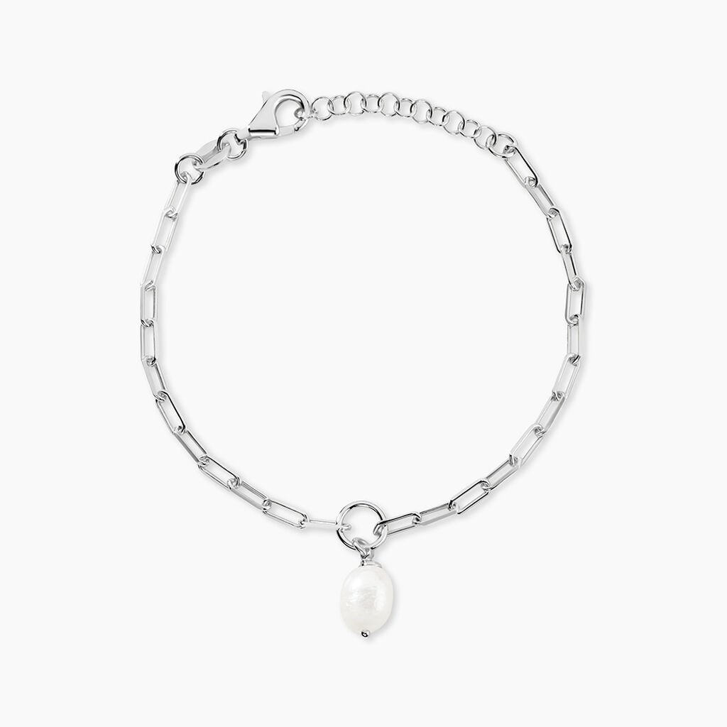 Bracelet Perla Argent Blanc Perle De Culture - Bracelets Femme | Histoire d&rsquo;Or