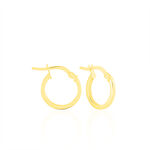 Cr&eacute;oles Thyrza Or Jaune - Boucles d'oreilles cr&eacute;oles Femme | Histoire d&rsquo;Or