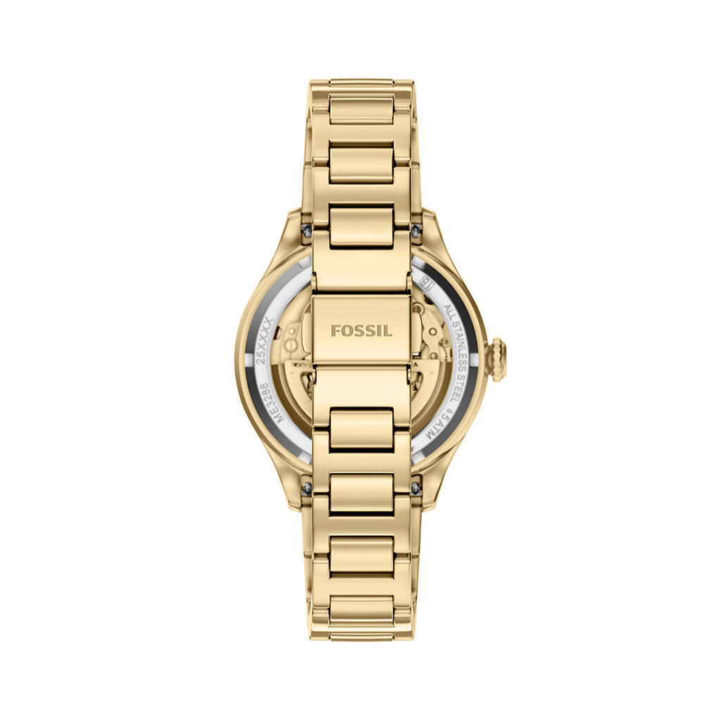 Montre Fossil Gilmore Automatic Dor&eacute; - F&ecirc;te des m&egrave;res Femme | Histoire d&rsquo;Or