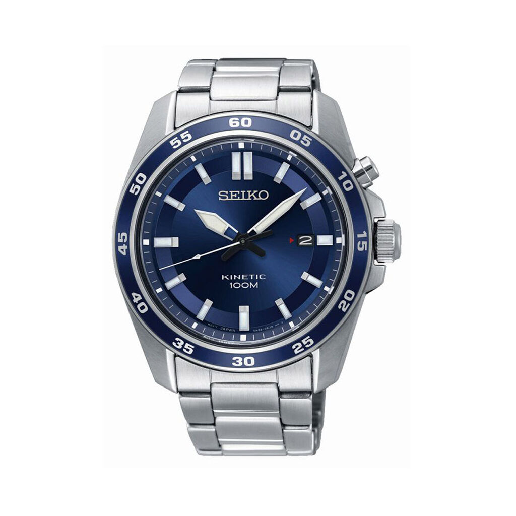 Montre Seiko Sport Kinetic Bleu - Montres Homme | Histoire d&rsquo;Or