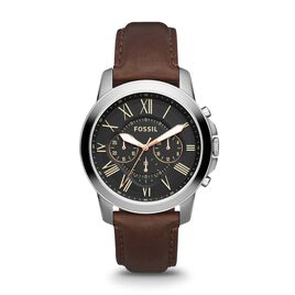 Montre Fossil Grant Noir - Montres Homme | Histoire d’Or