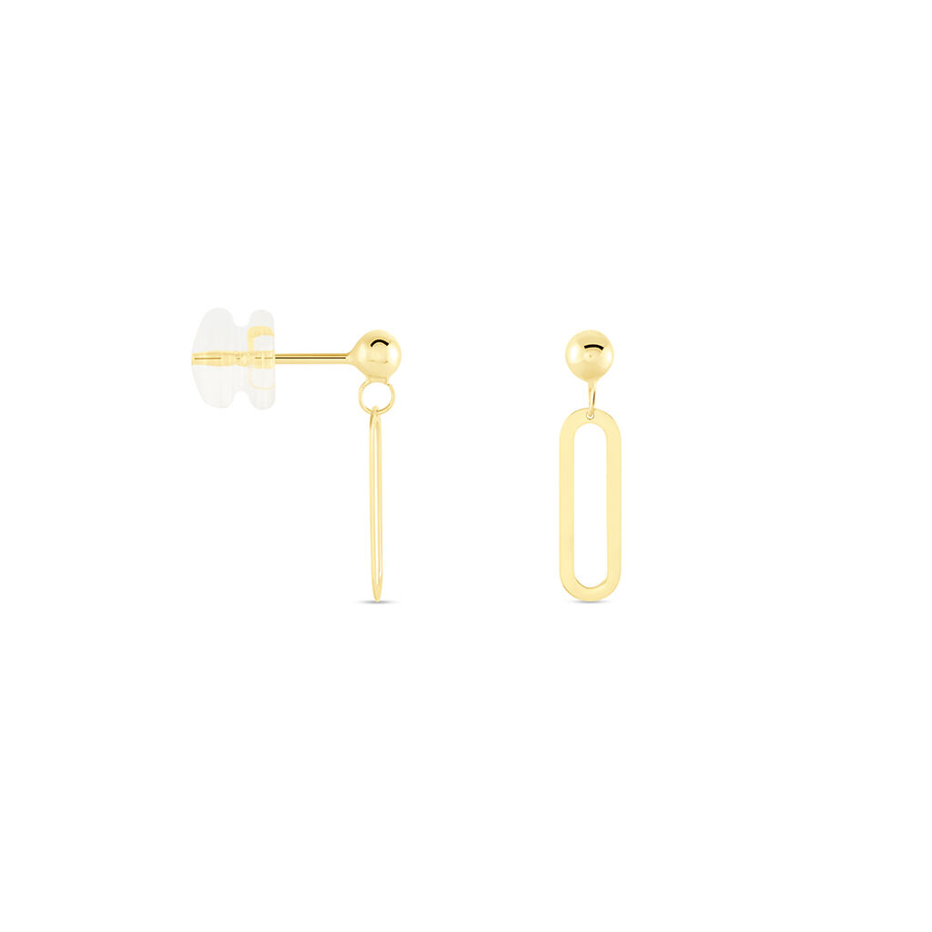 Boucles D'oreilles Pendantes Link Or Jaune - Boucles d'oreilles pendantes Femme | Histoire d’Or
