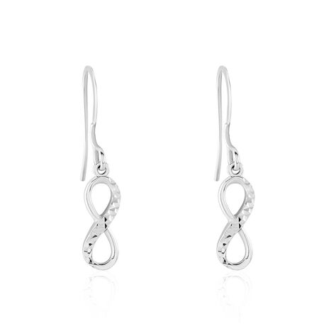 Boucles D'oreilles Pendantes Argent Blanc Teoxane - Boucles d'oreilles fantaisie Femme | Histoire d’Or