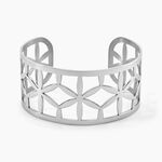 Bracelet Jonc Milda Acier Blanc - Bracelets joncs Femme | Histoire d&rsquo;Or
