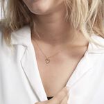 Collier Or Jaune Maximiliane Oxyde De Zirconium - Colliers Femme | Histoire d&rsquo;Or