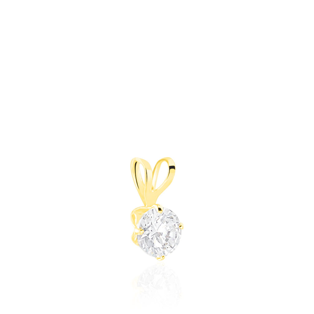 Pendentif Mabila Or Jaune Oxyde De Zirconium - Pendentifs Femme | Histoire d’Or
