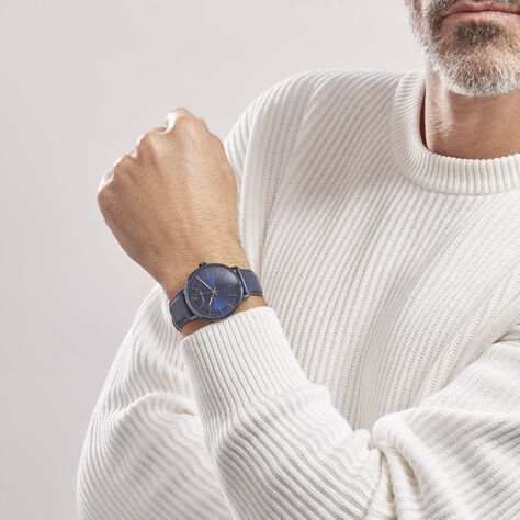 Montre Pierre Lannier Gaius Bleu - Montres Homme | Histoire d’Or