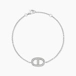 Bracelet Argent Blanc Caprina Oxydes De Zirconium - Bracelets Femme | Histoire d&rsquo;Or
