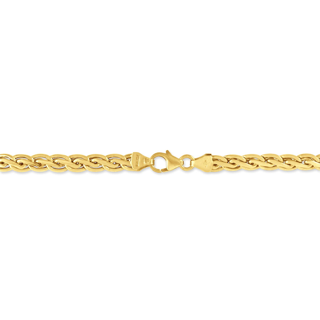 Bracelet Jayna Maille Palmier Or Jaune - Bracelets cha&icirc;ne Femme | Histoire d&rsquo;Or