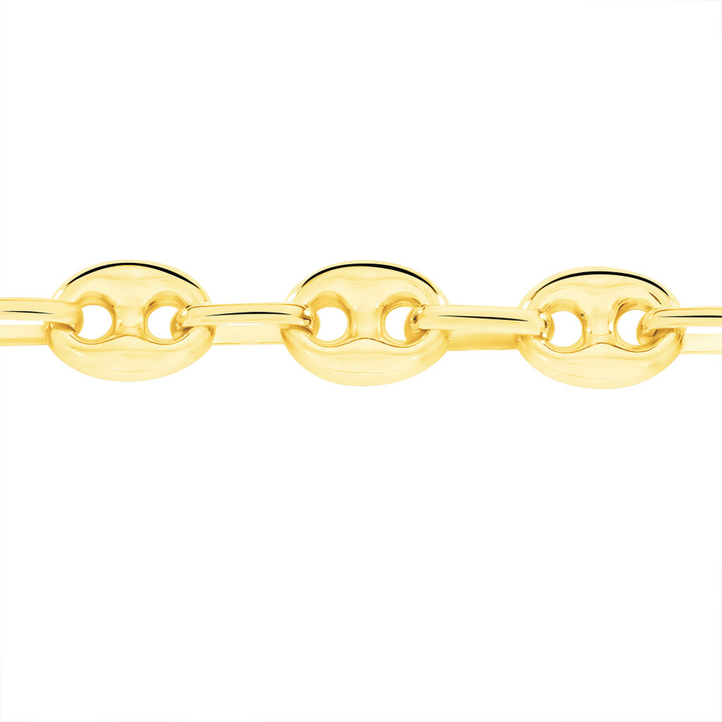 Collier Dami Maille Grain De Cafe Or Jaune - Chaines Homme | Histoire d’Or