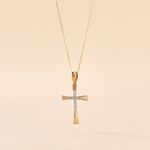 Collier Jamil Croix Or Jaune Diamant - Colliers Femme | Histoire d&rsquo;Or