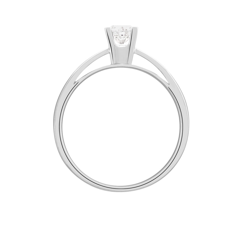 Bague Solitaire Celina Or Blanc Diamant - Bagues solitaires Femme | Histoire d’Or