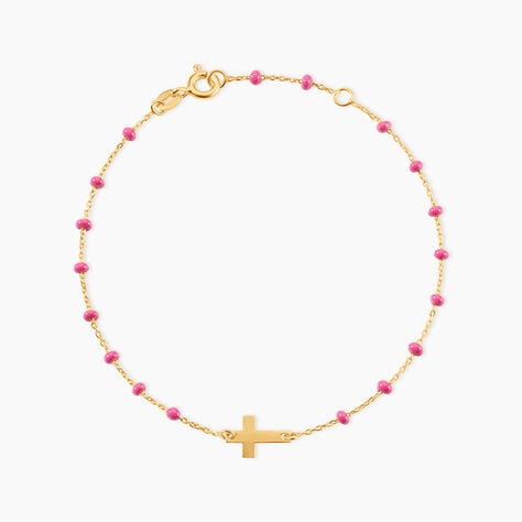 Bracelet Krystle Argent Dor&eacute; A L'Or 750/1000 - Bijoux sans pierre Femme | Histoire d&rsquo;Or