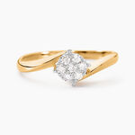 Bague Solitaire Lysia Or Jaune Diamant - Bagues solitaires Femme | Histoire d&rsquo;Or