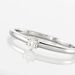 Solitaire  Natalia Platine Blanc Diamant - Bagues solitaires Femme | Histoire d’Or