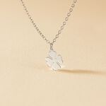 Collier Naomie Argent Blanc - Bijoux sans pierre Femme | Histoire d&rsquo;Or