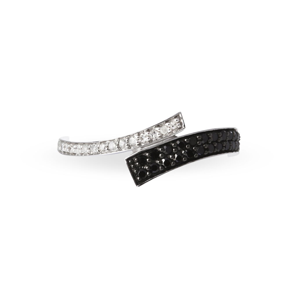 Bague Amelie Or Blanc Diamant - Bagues avec pierre Femme | Histoire d’Or
