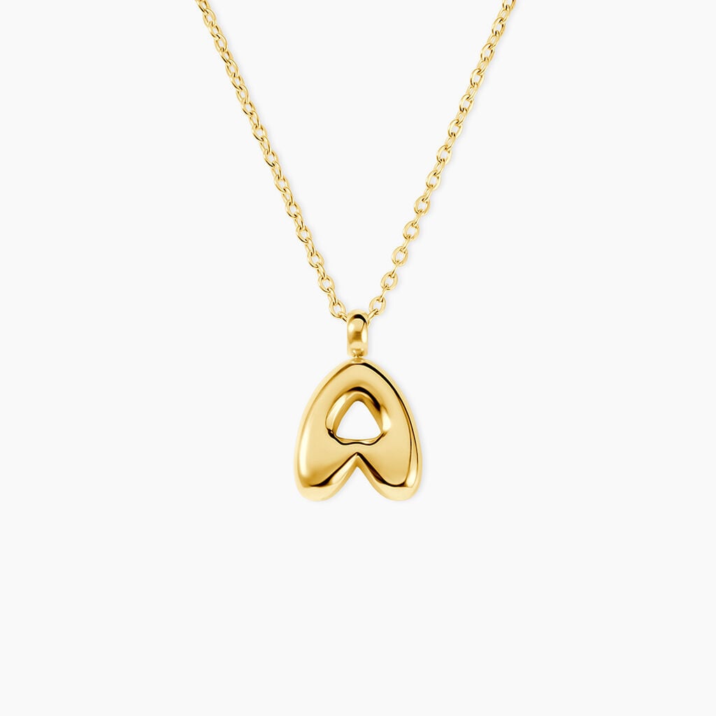 Collier Feliciane Acier Dor&eacute; - Colliers fantaisie Femme | Histoire d&rsquo;Or