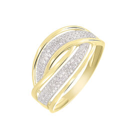 Bague Enora Or Jaune Diamant - Bagues avec pierre Femme | Histoire d’Or