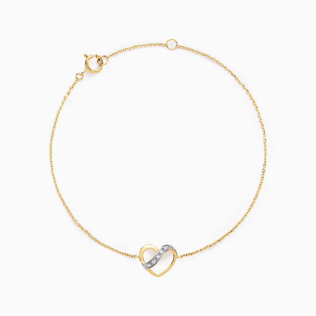 Bracelet Or Jaune Juliane Diamants - Bracelets Femme | Histoire d&rsquo;Or