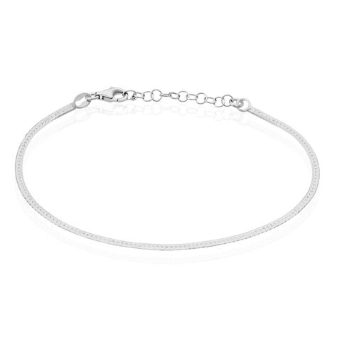 Bracelet Argent Blanc Racilia - Bracelets chaîne Femme | Histoire d’Or